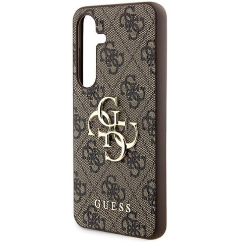Guess nakładka do Samsung Galaxy A55 GUHCSA554GMGBR brązowa HC PU big 4G metal logo Guess nakładka do Samsung Galaxy A55 GUHCSA554GMGBR brązowa HC PU big 4G metal logo