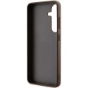 Guess nakładka do Samsung Galaxy A55 GUHCSA554GMGBR brązowa HC PU big 4G metal logo