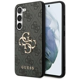 Guess nakładka do Samsung Galaxy A55 GUHCSA554GMGGR czarna HC PU big 4G metal logo
