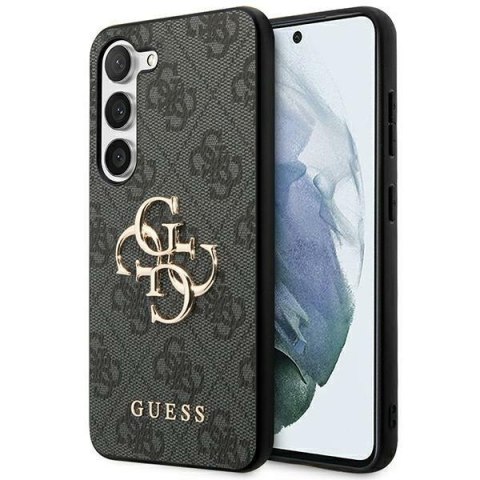 Guess nakładka do Samsung Galaxy A55 GUHCSA554GMGGR czarna HC PU big 4G metal logo Guess nakładka do Samsung Galaxy A55 GUHCSA554GMGGR czarna HC PU big 4G metal logo
