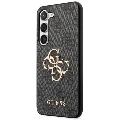 Guess nakładka do Samsung Galaxy A55 GUHCSA554GMGGR czarna HC PU big 4G metal logo Guess nakładka do Samsung Galaxy A55 GUHCSA554GMGGR czarna HC PU big 4G metal logo
