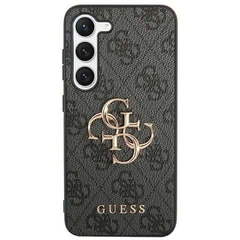 Guess nakładka do Samsung Galaxy A55 GUHCSA554GMGGR czarna HC PU big 4G metal logo Guess nakładka do Samsung Galaxy A55 GUHCSA554GMGGR czarna HC PU big 4G metal logo