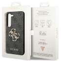 Guess nakładka do Samsung Galaxy A55 GUHCSA554GMGGR czarna HC PU big 4G metal logo