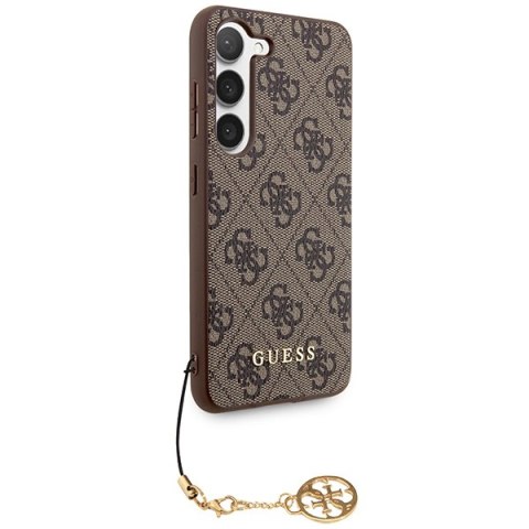 Guess nakładka do Samsung Galaxy A55 GUHCSA55GF4GBR brązowa HC PU 4G with charm Guess nakładka do Samsung Galaxy A55 GUHCSA55GF4GBR brązowa HC PU 4G with charm