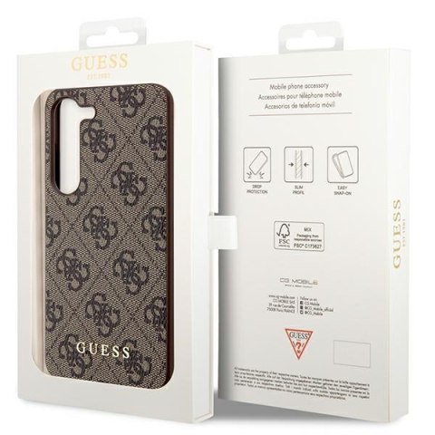 Guess nakładka do Samsung Galaxy A55 GUHCSA55GF4GBR brązowa HC PU 4G with charm Guess nakładka do Samsung Galaxy A55 GUHCSA55GF4GBR brązowa HC PU 4G with charm