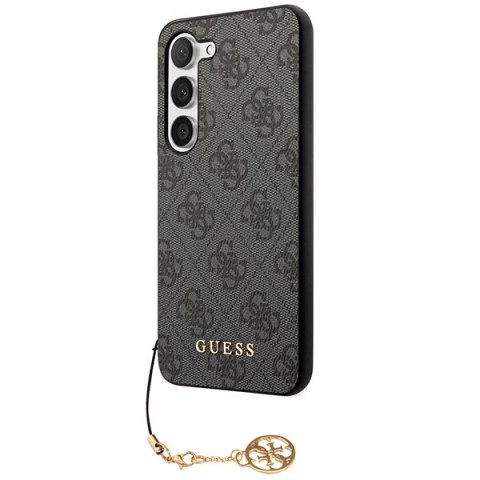 Guess nakładka do Samsung Galaxy A55 GUHCSA55GF4GGR czarna HC PU 4G with charm Guess nakładka do Samsung Galaxy A55 GUHCSA55GF4GGR czarna HC PU 4G with charm
