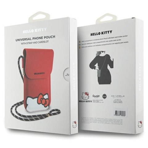 Hello Kitty Torebka czerwona Leather Hiding Kitty Cord Hello Kitty Torebka czerwona Leather Hiding Kitty Cord