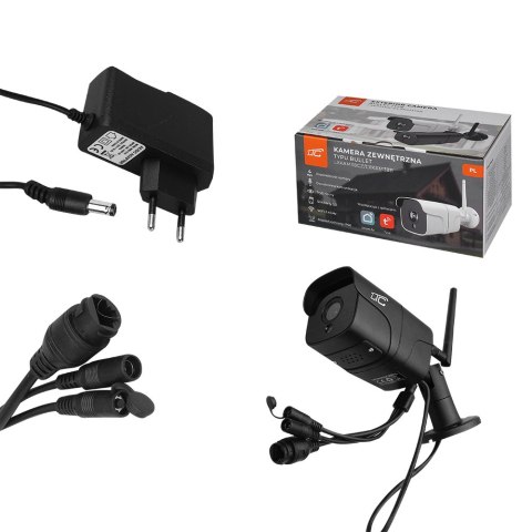 Kamera zewnętrzna BULLET czarna IP66 PTZ WiFi&LAN 4Mpix 85*LED 4*IR soczewka 3,6mm (IR Cut Filter) DC12V Model CZ LTC Vision Kamera zewnętrzna BULLET czarna IP66 PTZ WiFi&LAN 4Mpix 85*LED 4*IR soczewka 3,6mm (IR Cut Filter) DC12V Model CZ LTC Vision