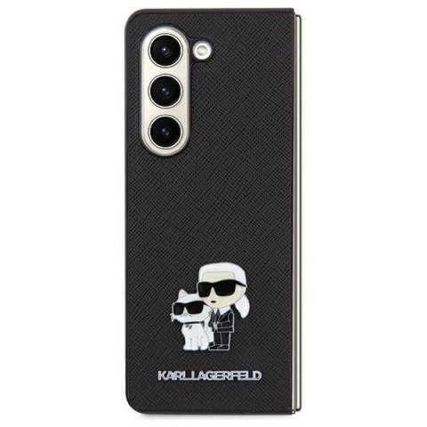 Karl Lagerfeld nakładka do Samsung Galaxy A55 KLHCSA55SAKCNPK czarna HC Saffiano and Choupette metal pin logo Karl Lagerfeld nakładka do Samsung Galaxy A55 KLHCSA55SAKCNPK czarna HC Saffiano and Choupette metal pin logo