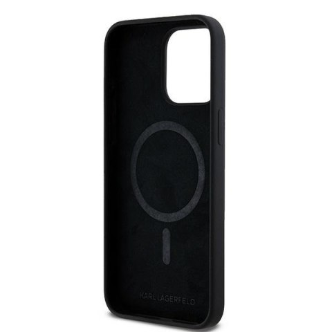 Karl Lagerfeld nakładka do iPhone 15 Pro Max 6,7" KLHMP15XSCHPPLK czarna HC Magsafe silicone sil Choupette head print Karl Lagerfeld nakładka do iPhone 15 Pro Max 6,7" KLHMP15XSCHPPLK czarna HC Magsafe silicone sil Choupette head print