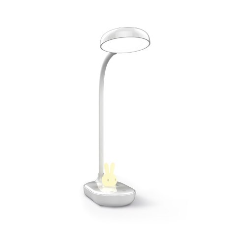 Lampa biurkowa LED 4,5W ze świecącym króliczkiem PURE FLB-30 ASTRID biała Forever Light Lampa biurkowa LED 4,5W ze świecącym króliczkiem PURE FLB-30 ASTRID biała Forever Light