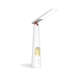 Lampa biurkowa LED 7,5W ze świecącym króliczkiem PURE FLB-150 ELENA biała Forever Light