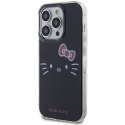 Nakładka Hello Kitty do iPhone 15 Pro 6,1" czarna hardcase IML Kitty Face