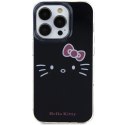 Nakładka Hello Kitty do iPhone 15 Pro 6,1" czarna hardcase IML Kitty Face