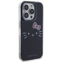 Nakładka Hello Kitty do iPhone 15 Pro 6,1" czarna hardcase IML Kitty Face