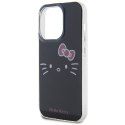Nakładka Hello Kitty do iPhone 15 Pro 6,1" czarna hardcase IML Kitty Face