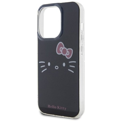 Nakładka Hello Kitty do iPhone 15 Pro 6,1" czarna hardcase IML Kitty Face Nakładka Hello Kitty do iPhone 15 Pro 6,1" czarna hardcase IML Kitty Face