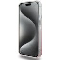 Nakładka Hello Kitty do iPhone 15 Pro 6,1" różowa hardcase IML Gradient Electrop Kitty Head