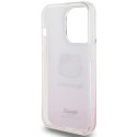 Nakładka Hello Kitty do iPhone 15 Pro 6,1" różowa hardcase IML Gradient Electrop Kitty Head