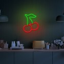 Neon LED CZEREŚNIA zielono czerwona NNE23 Neolia
