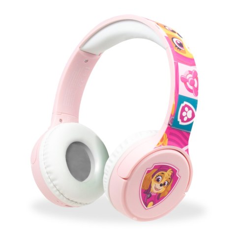 Psi Patrol słuchawki bluetooth różowe
