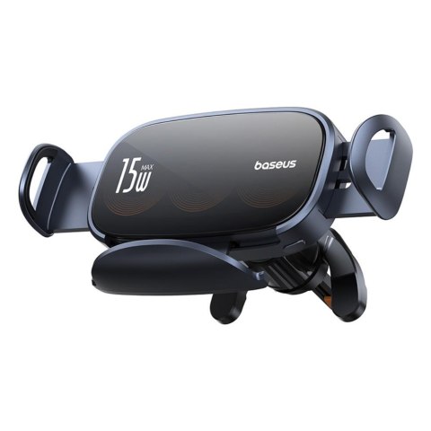 Baseus uchwyt samochodowy LightChaser Series Triple-Coil Wireless Charging Electric Car Mount Cluster czarny Baseus uchwyt samochodowy LightChaser Series Triple-Coil Wireless Charging Electric Car Mount Cluster czarny