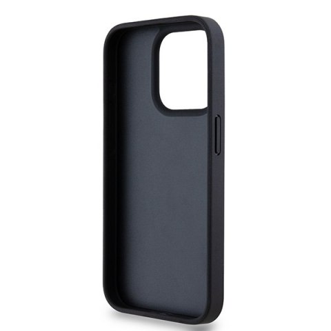 DKNY nakładka do iPhone 15 Pro 6,1" DKHCP15LPRTHSLK czarna HC PU repeat texture pattern w tonal stripe DKNY nakładka do iPhone 15 Pro 6,1" DKHCP15LPRTHSLK czarna HC PU repeat texture pattern w tonal stripe