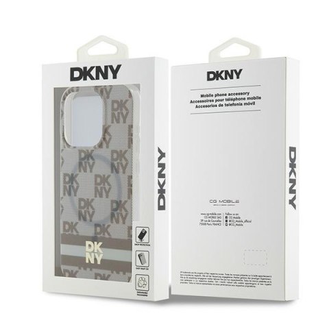 DKNY nakładka do iPhone 15 Pro Max 6,7" DKHMP15XHCPTSE różowa HC Magsafe pc tpu repeat texture pattern w stripe DKNY nakładka do iPhone 15 Pro Max 6,7" DKHMP15XHCPTSE różowa HC Magsafe pc tpu repeat texture pattern w stripe