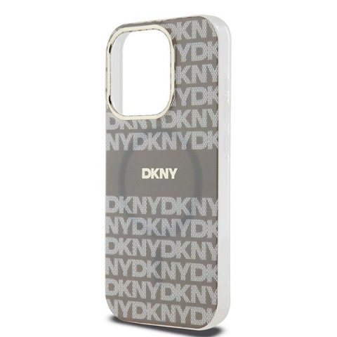 DKNY nakładka do iPhone 15 Pro Max 6,7" DKHMP15XHRHSEE czarna HC Magsafe pc tpu repeat texture pattern w stripe DKNY nakładka do iPhone 15 Pro Max 6,7" DKHMP15XHRHSEE czarna HC Magsafe pc tpu repeat texture pattern w stripe
