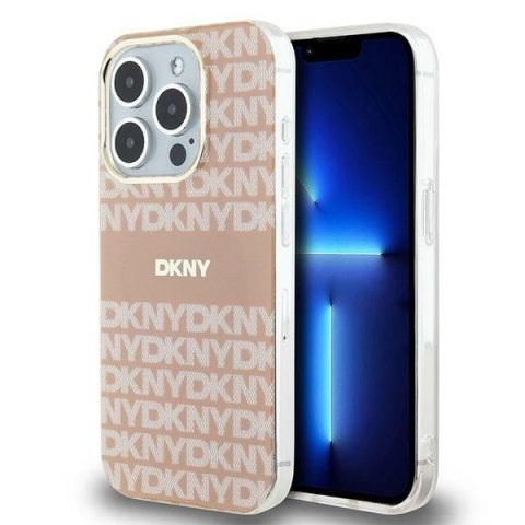 DKNY nakładka do iPhone 15 Pro Max 6,7" DKHMP15XHRHSEP niebieska HC Magsafe pc tpu repeat texture pattern w stripe DKNY nakładka do iPhone 15 Pro Max 6,7" DKHMP15XHRHSEP niebieska HC Magsafe pc tpu repeat texture pattern w stripe