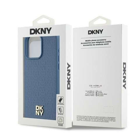 DKNY nakładka do iPhone 15 Pro Max 6,7" DKHMP15XPSHRPSB brązowa HC Magsafe pu repeat pattern w stack logo DKNY nakładka do iPhone 15 Pro Max 6,7" DKHMP15XPSHRPSB brązowa HC Magsafe pu repeat pattern w stack logo