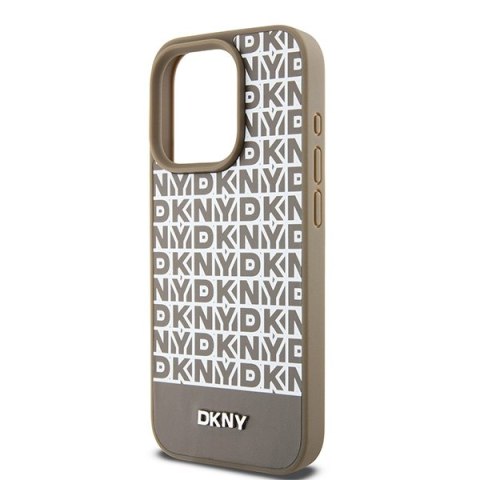 DKNY nakładka do iPhone 15 Pro Max 6,7" DKHMP15XPSOSPW czarna HC Magsafe pu repeat pattern w bottom stripe DKNY nakładka do iPhone 15 Pro Max 6,7" DKHMP15XPSOSPW czarna HC Magsafe pu repeat pattern w bottom stripe
