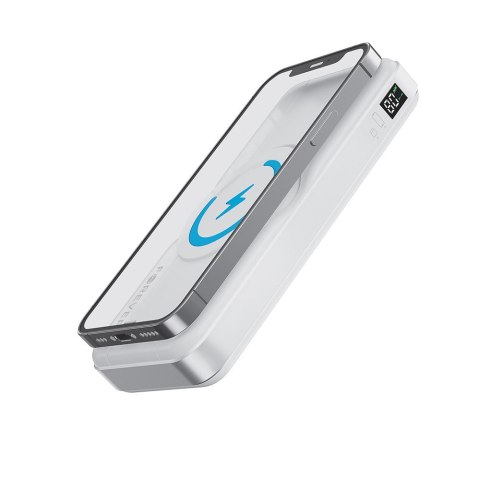 Forever power bank bezprzewodowy MATB-300 10000 mAh 3w1 biały Forever power bank bezprzewodowy MATB-300 10000 mAh 3w1 biały