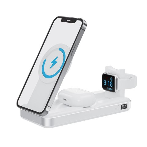 Forever power bank bezprzewodowy MATB-300 10000 mAh 3w1 biały Forever power bank bezprzewodowy MATB-300 10000 mAh 3w1 biały