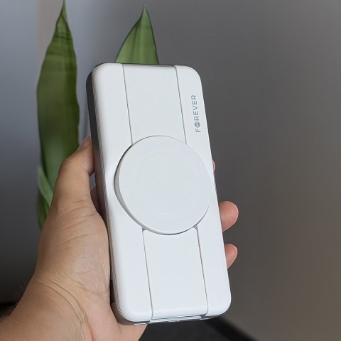 Forever power bank bezprzewodowy MATB-300 10000 mAh 3w1 biały Forever power bank bezprzewodowy MATB-300 10000 mAh 3w1 biały
