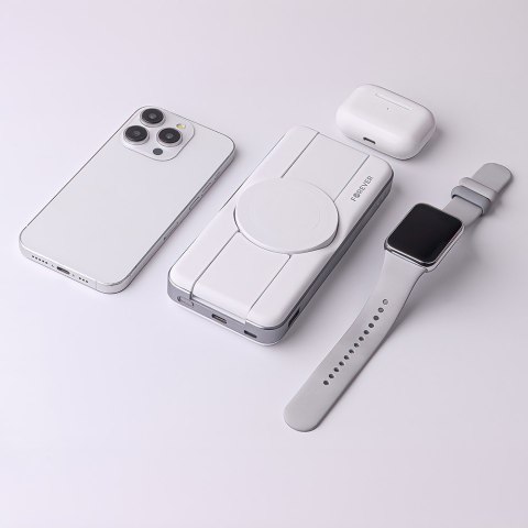 Forever power bank bezprzewodowy MATB-300 10000 mAh 3w1 biały Forever power bank bezprzewodowy MATB-300 10000 mAh 3w1 biały