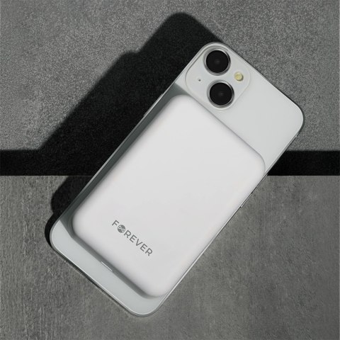 Forever power bank bezprzewodowy MATB-400 20W 10000 mAh biały Forever power bank bezprzewodowy MATB-400 20W 10000 mAh biały