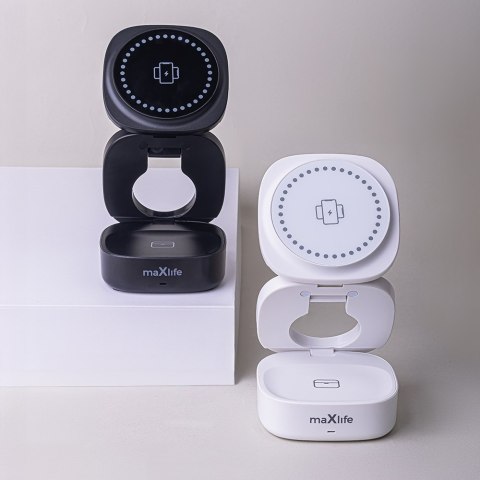 Maxlife ładowarka bezprzewodowa magnetyczna MXWC-06 15W czarna 3w1 Maxlife ładowarka bezprzewodowa magnetyczna MXWC-06 15W czarna 3w1
