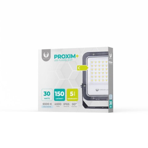 Naświetlacz LED PROXIM+ 30W 6500K 4500lm 230V IP65 Forever Light 150lm/W 5 lat gwarancji Naświetlacz LED PROXIM+ 30W 6500K 4500lm 230V IP65 Forever Light 150lm/W 5 lat gwarancji