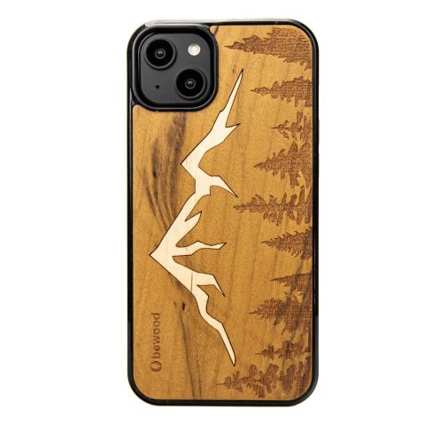 Bewood nakładka do iPhone 15 Plus 6,7" Góry Imbuia Bewood nakładka do iPhone 15 Plus 6,7" Góry Imbuia