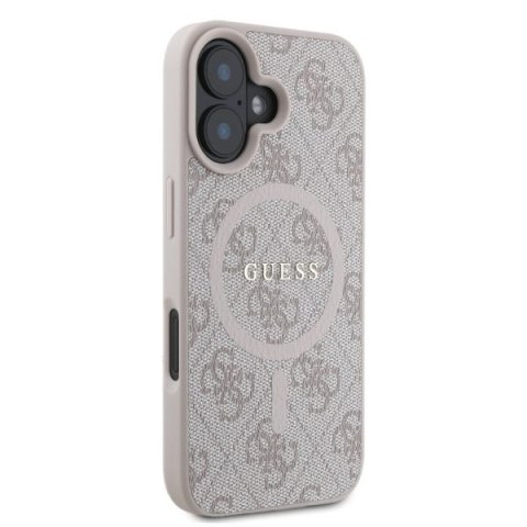 Guess nakładka do iPhone 16 6,1" GUHMP16SG4GFRP różowa hardcase 4G Ring Classic Logo MagSafe Guess nakładka do iPhone 16 6,1" GUHMP16SG4GFRP różowa hardcase 4G Ring Classic Logo MagSafe