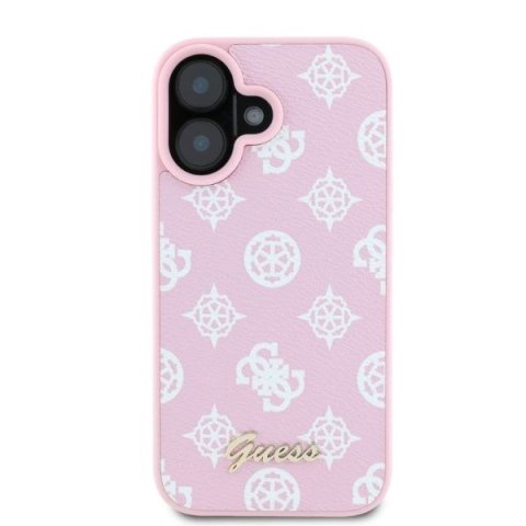 Guess nakładka do iPhone 16 6,1" GUHMP16SPGPYSP różowa hardcase Peony Script MagSafe Guess nakładka do iPhone 16 6,1" GUHMP16SPGPYSP różowa hardcase Peony Script MagSafe