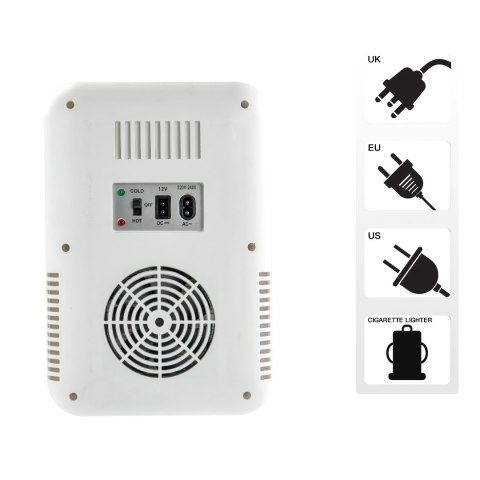 XO mini lodówka samochodowa CZ015 biała z lusterkiem LED XO mini lodówka samochodowa CZ015 biała z lusterkiem LED
