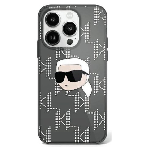 Karl Lagerfeld nakładka do iPhone 16 6,1" KLHCP16SHKLPKHK czarna Hardcase IML Karl Head Electroplated Karl Lagerfeld nakładka do iPhone 16 6,1" KLHCP16SHKLPKHK czarna Hardcase IML Karl Head Electroplated