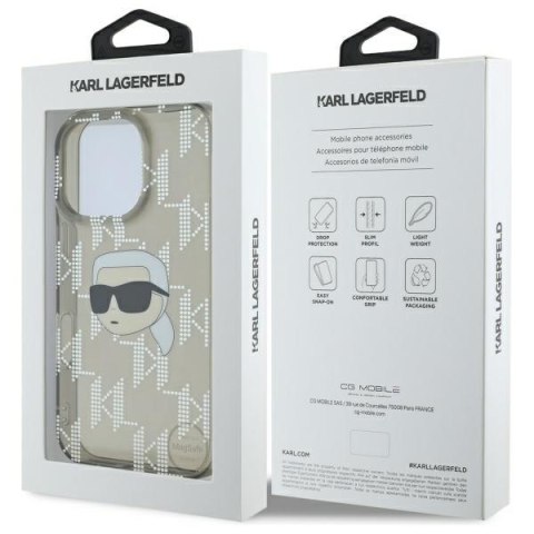 Karl Lagerfeld nakładka do iPhone 16 Pro 6,3" KLHCP16LHKLPKHK czarna Hardcase IML Karl Head Electroplated Karl Lagerfeld nakładka do iPhone 16 Pro 6,3" KLHCP16LHKLPKHK czarna Hardcase IML Karl Head Electroplated