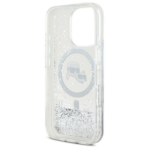 Karl Lagerfeld nakładka do iPhone 16 Pro 6,3" KLHMP16LLGKCSGH przezroczysta Hardcase Liquid Glitter Karl&Choupette Head MagSafe Karl Lagerfeld nakładka do iPhone 16 Pro 6,3" KLHMP16LLGKCSGH przezroczysta Hardcase Liquid Glitter Karl&Choupette Head MagSafe