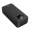 BWOO Power bank 22,5W, 30000 mAh z wyświetlaczem LCD, czarny
