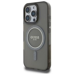 Guess nakładka HC MagSafe IML Glitter Circle do iPhone 16 Pro Max 6,9