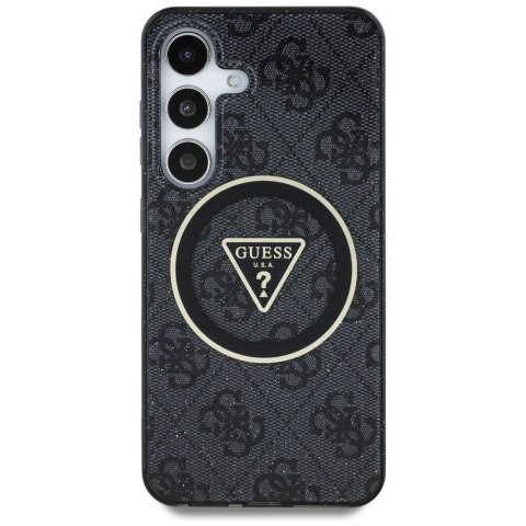 Guess nakładka HC Magnetic IML Metal Glitter 4G Circle Triangle do Samsung Galaxy S25 Plus czarna Guess nakładka HC Magnetic IML Metal Glitter 4G Circle Triangle do Samsung Galaxy S25 Plus czarna
