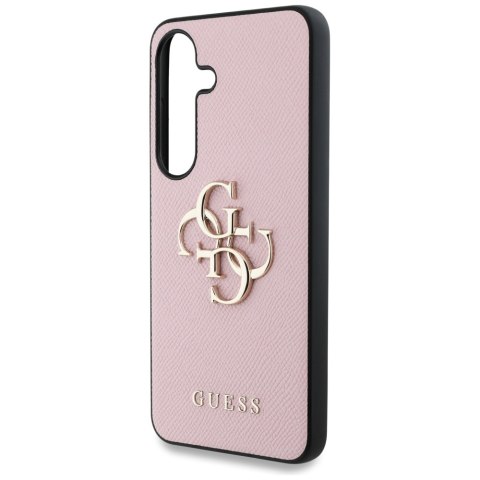 Guess nakładka HC PU Grained Big 4G and Classic Logo do Samsung Galaxy S25 różowa Guess nakładka HC PU Grained Big 4G and Classic Logo do Samsung Galaxy S25 różowa